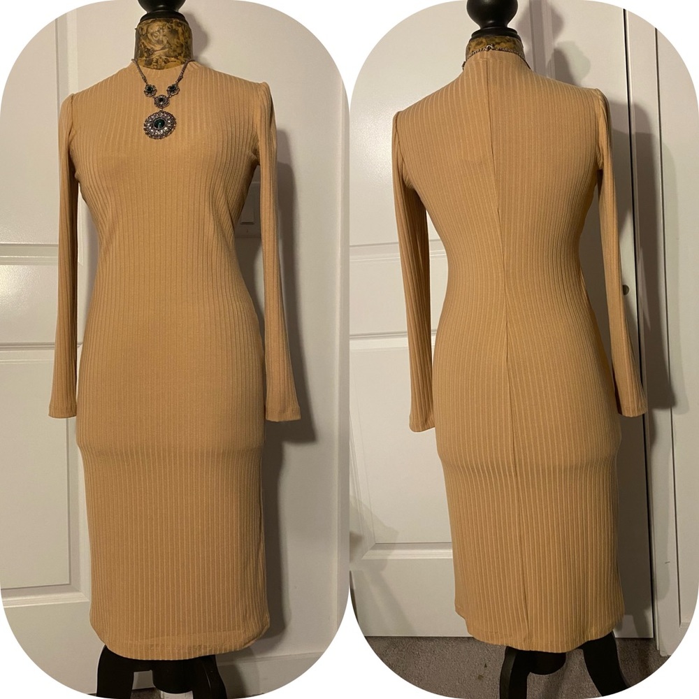 Midi Long Sleeves Dress